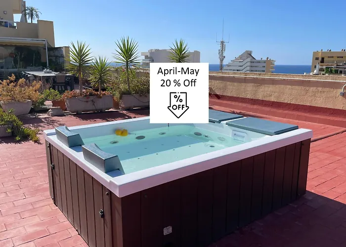 550 M2 Luxury Penthouse - Jacuzzi, Golf & Beach