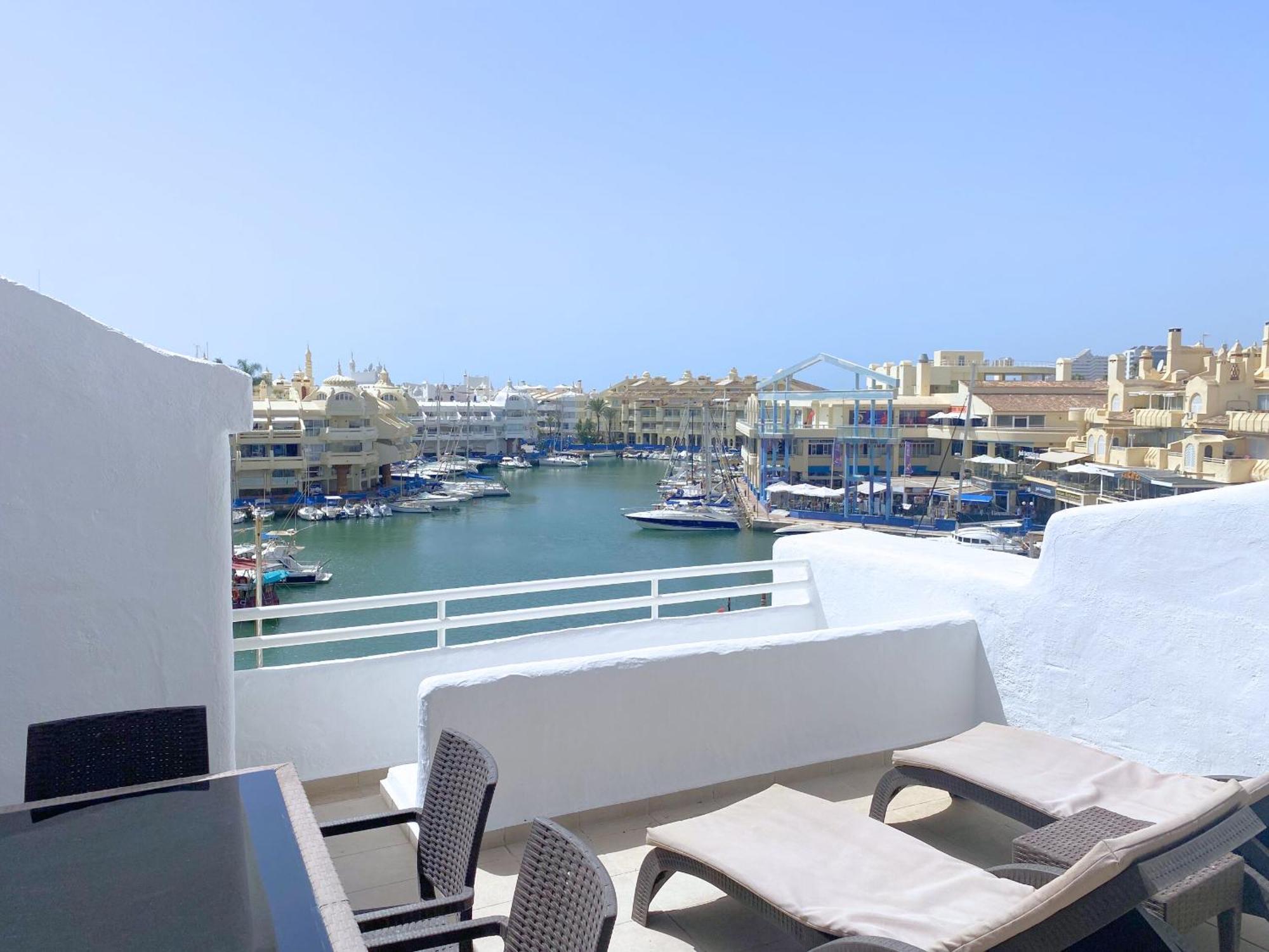Harbour Penthouse With Big Terrace And Sea View * Benalmadena