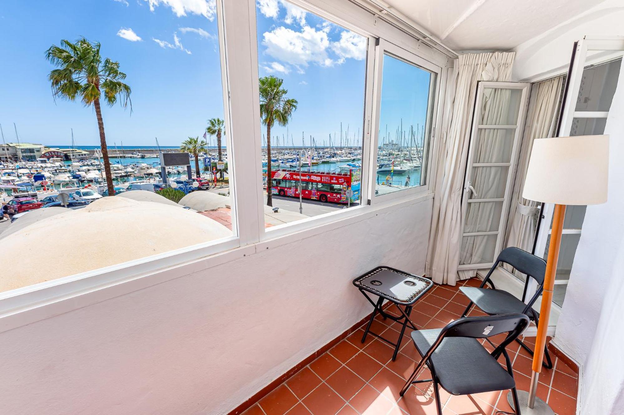 Located In Puerto Marina With Sea Views, First Line Of Beach. Apartment