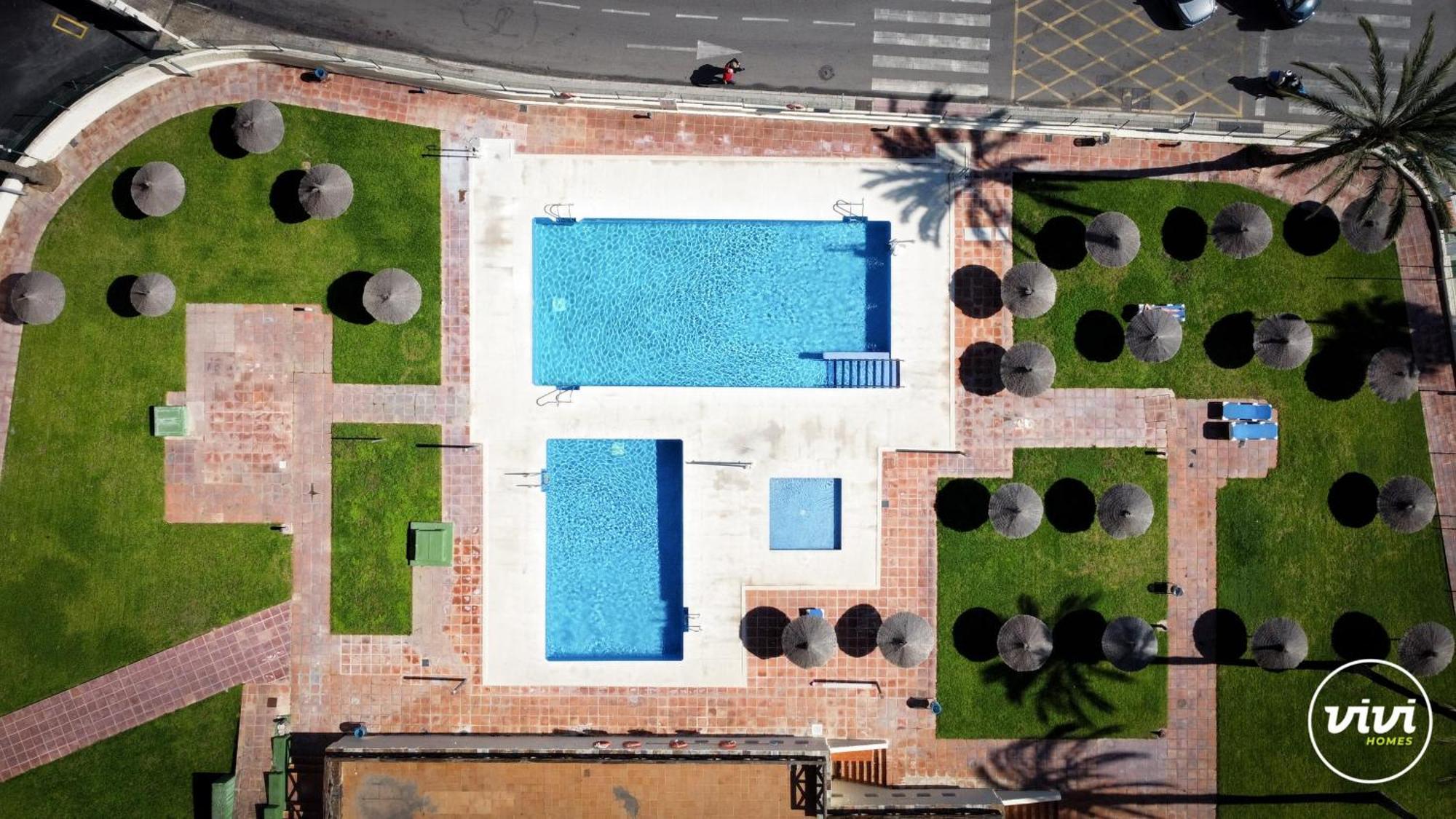 Vivi Homes - Pulpo Pool, Balcony & Sea View Benalmadena