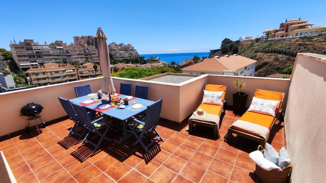 2bdr Penthouse, Terrace, Bbq, Pools And Sea View In * Benalmádena