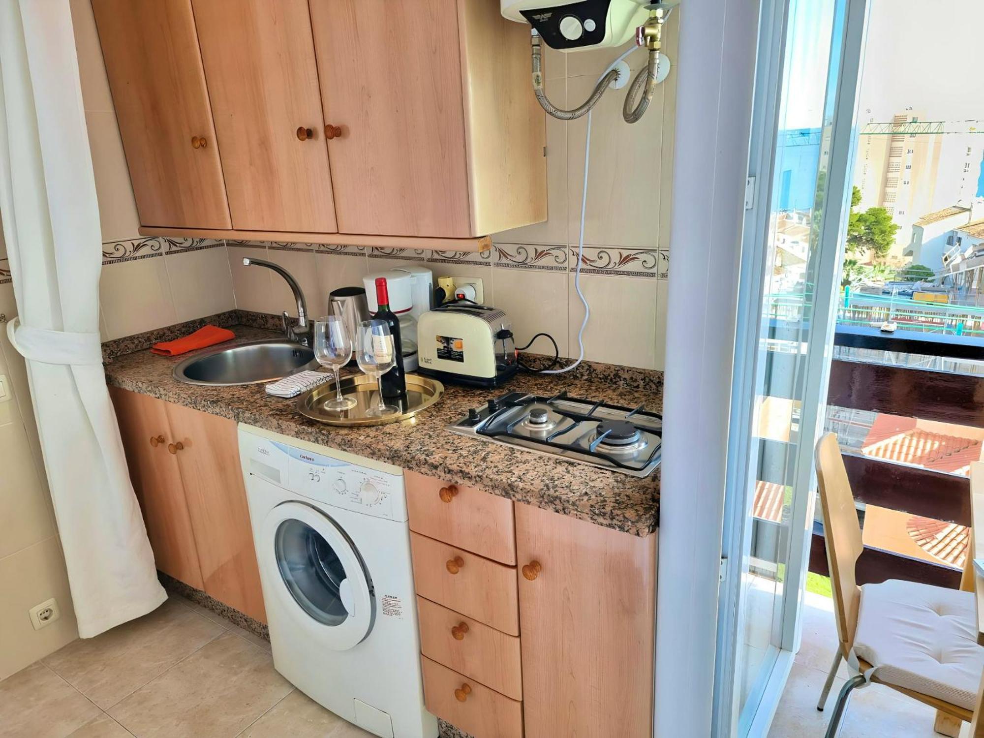 Pleasant With Sea View In 30 M² Pool Apartment Benalmadena