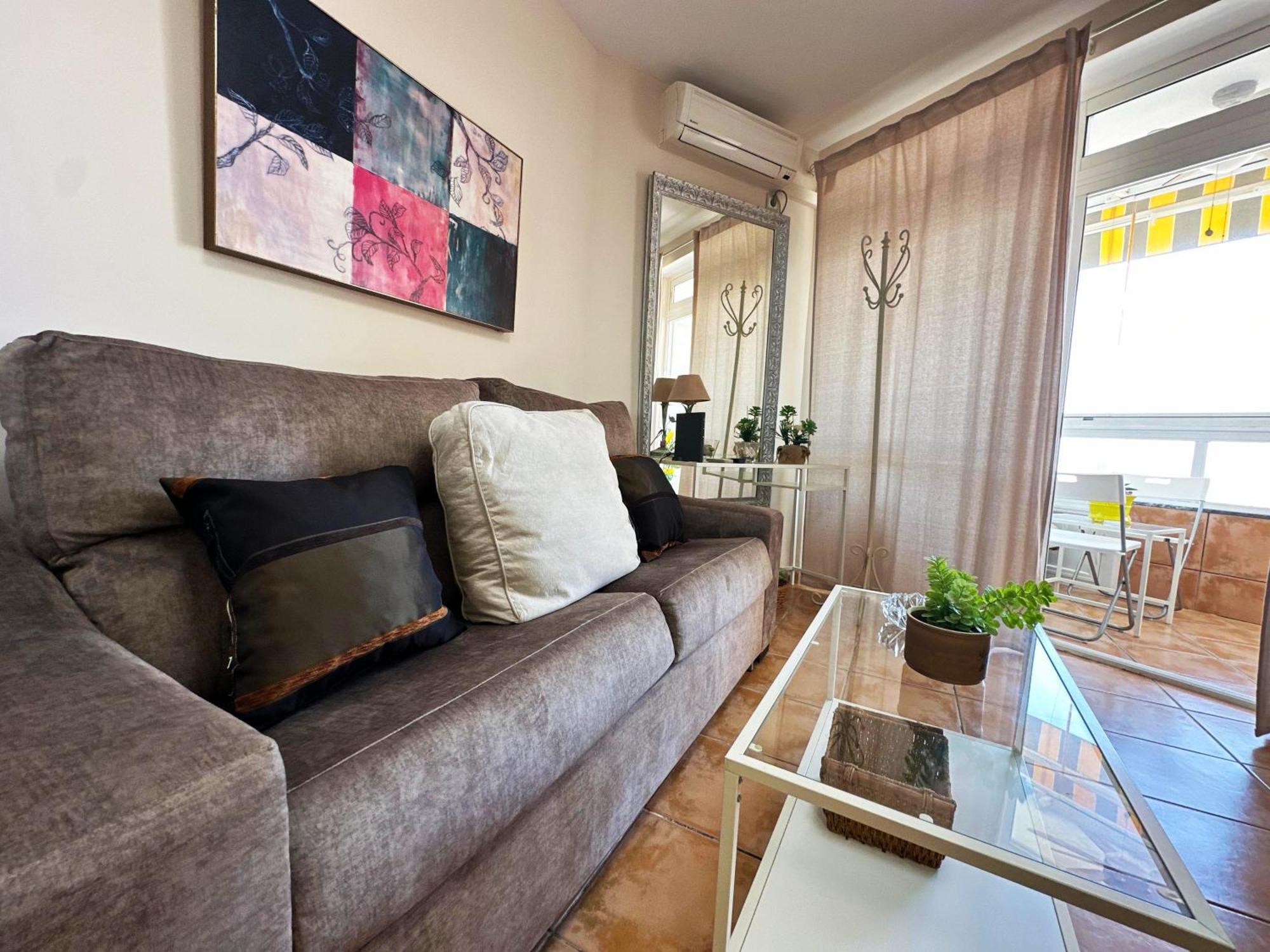 Apartment Tam6 - Frente Playa, Wifi, Terraza, Vistas Al Mar *