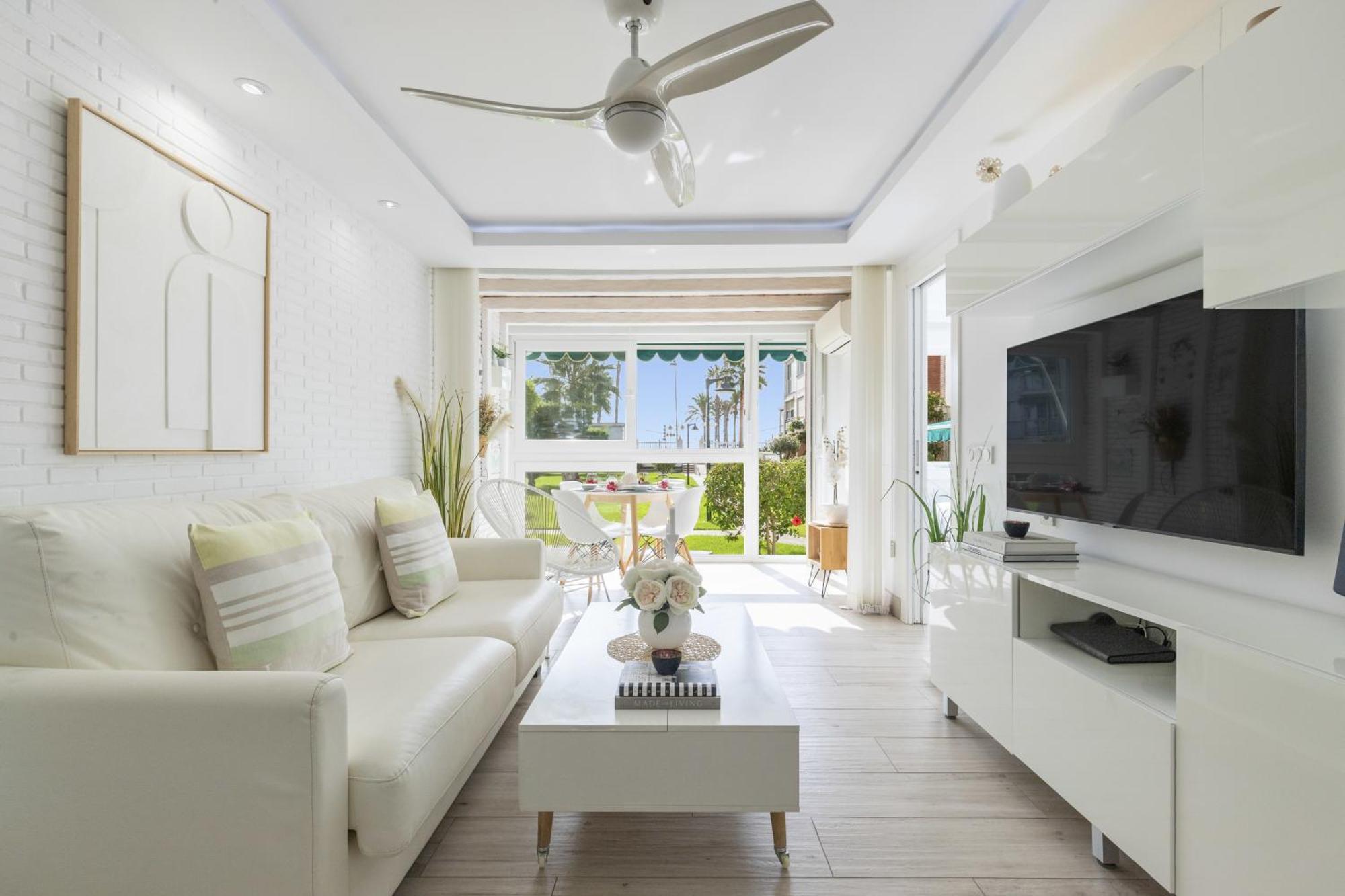 White Summer In Apartment