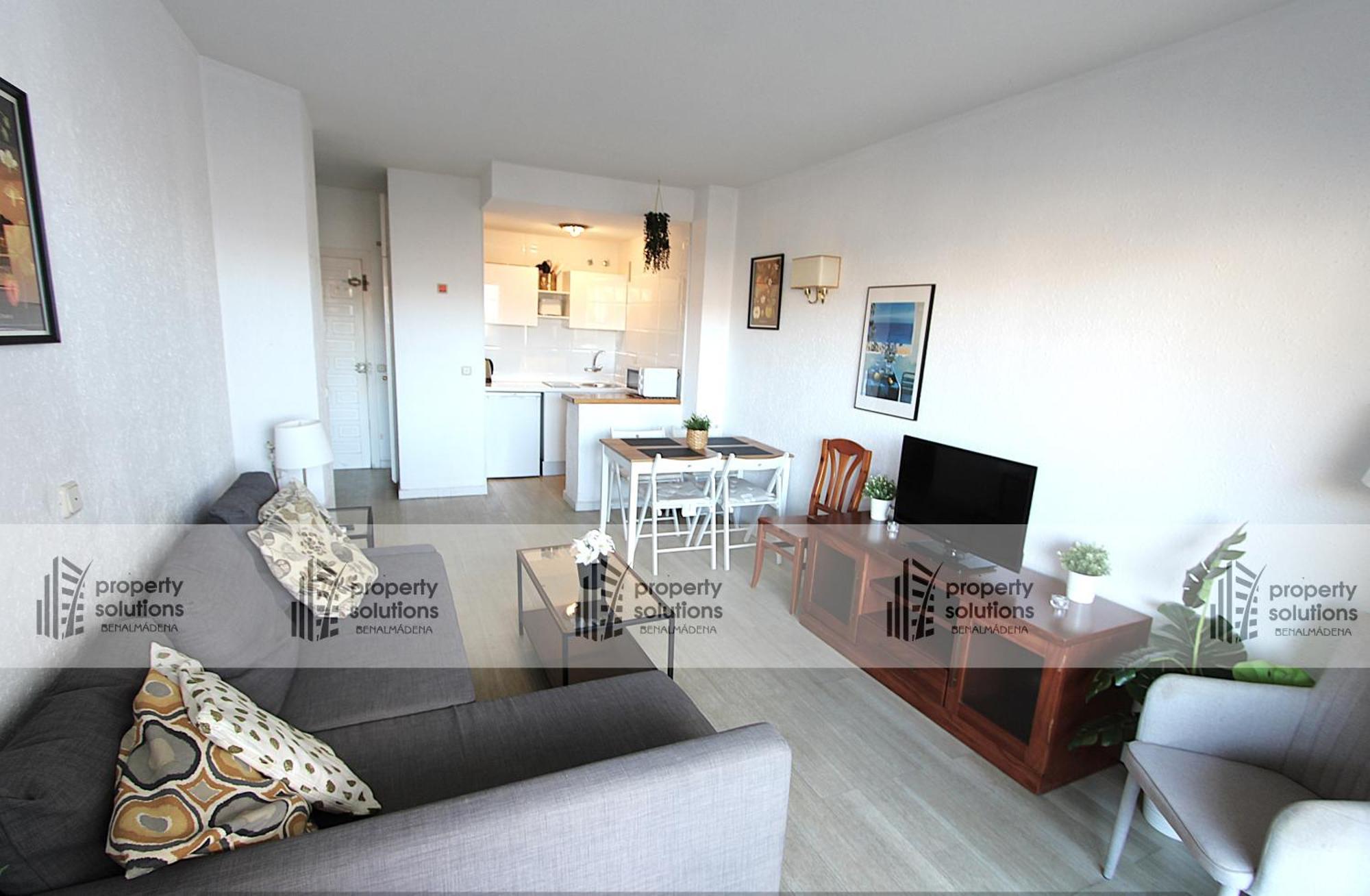 Appartement Benalbeach 207- Primera Linea De Playa - Piscina Abierta Todo El Ano *