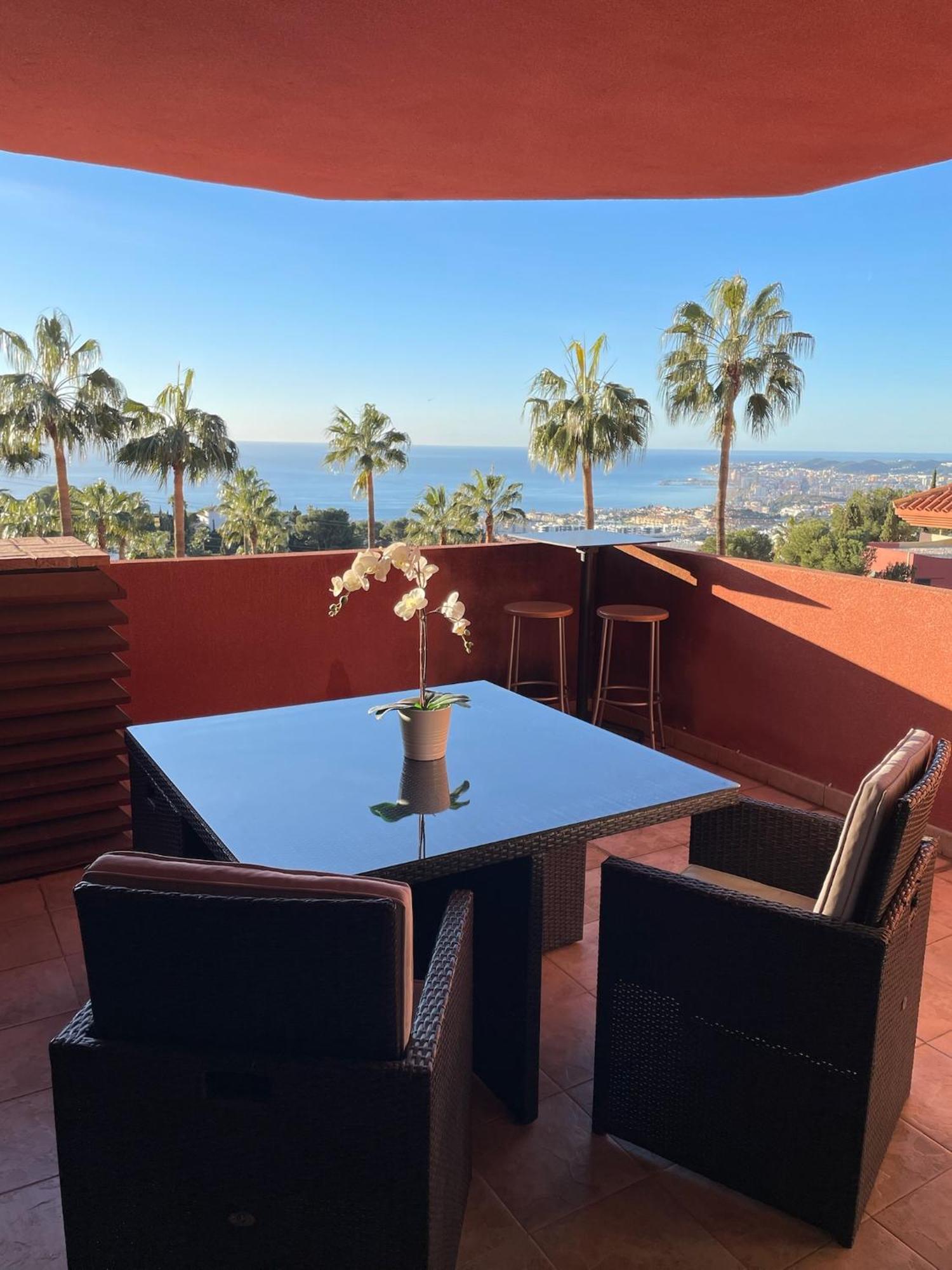 Con Vistas Al Mar En El Higueron Appartement Benalmádena