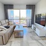 Beach Santa Ana, Pool, 2 Free Parking, Wifi, 3 Bedrooms, For 6-7 People, Large Terrace With Sea View