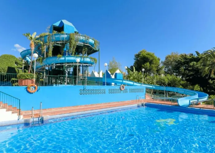 Benalbeach - Precioso Estudio En Resort Con Piscinas, Parque Acuatico Y Zonas De Ocio, Playa A 100 Metros