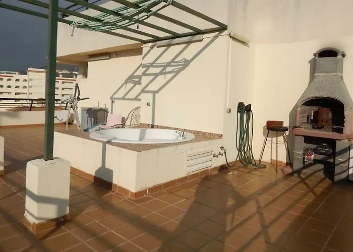 Atico 3 Habitaciones Benalmadena Costa Con Jacuzzi Y Barbacoa Privado