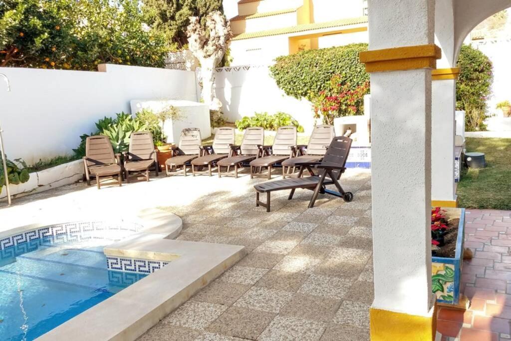 Villa Marina - 5 Min Walk To The Beach, Heated Pool, Spa, 5 Bedrooms Benalmadena