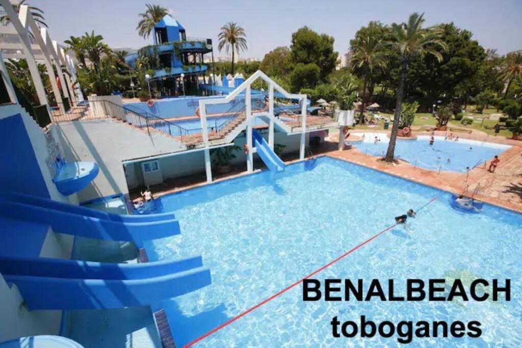 Estudio En Benalbeach, Vistas Mar, Primera Linea Playa