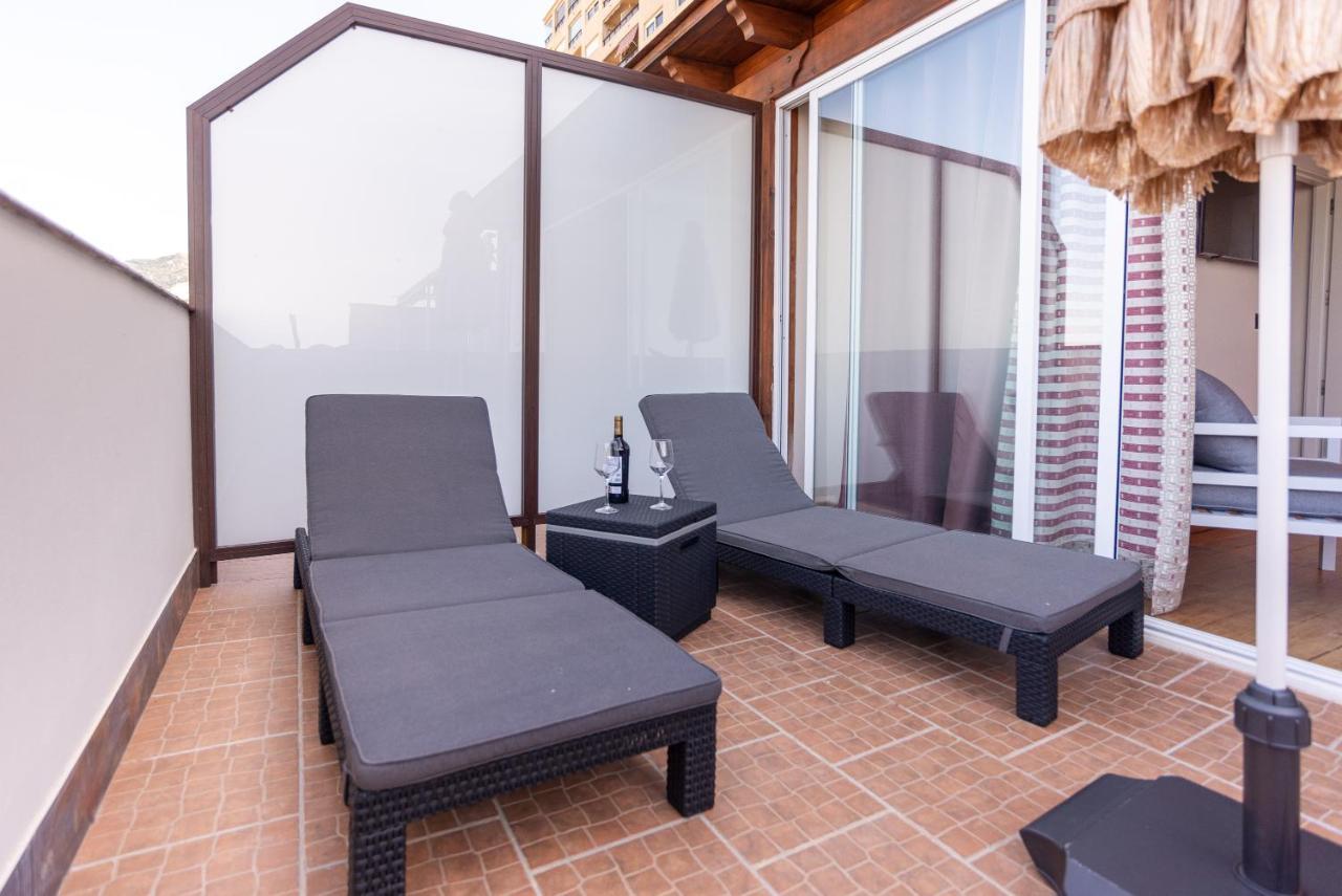Duplex De Lujo En La Playa , Jacuzzy, Piscina, Chimenea Y Padel Benalmadena