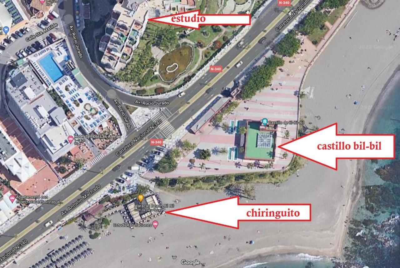 Estudio En Benalbeach, Vistas Mar, Primera Linea Playa Benalmadena