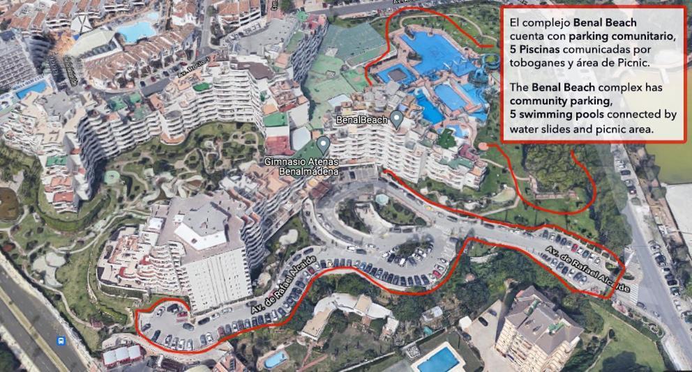 Benal Ii, Estudio Con Parque Acuático Y Vistas Al Mar. *