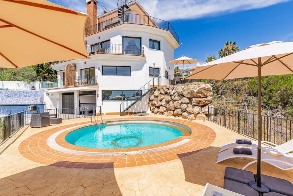 Tranquil 3 Bed With Private Pool + Sea View! Benalmadena