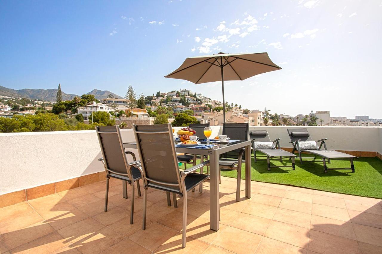 Atico Frente Al Mar - Vistas, Piscina, Terrazas, Parking! * Benalmadena
