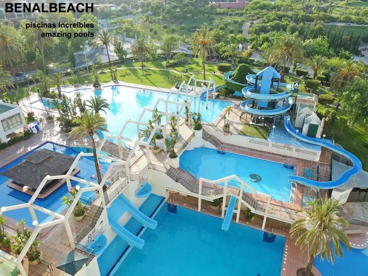 Estudio En Benalbeach, Vistas Mar, Primera Linea Playa *