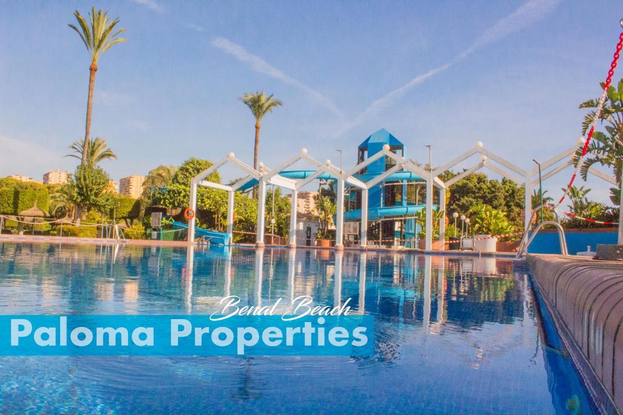 Apartamento Benal Ii, Estudio Con Parque Acuático Y Vistas Al Mar.