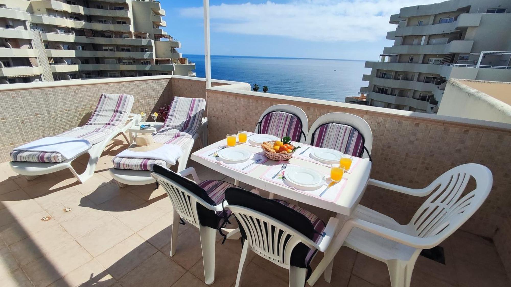 Apartment Benal With Sunny Terrace And Water Park
