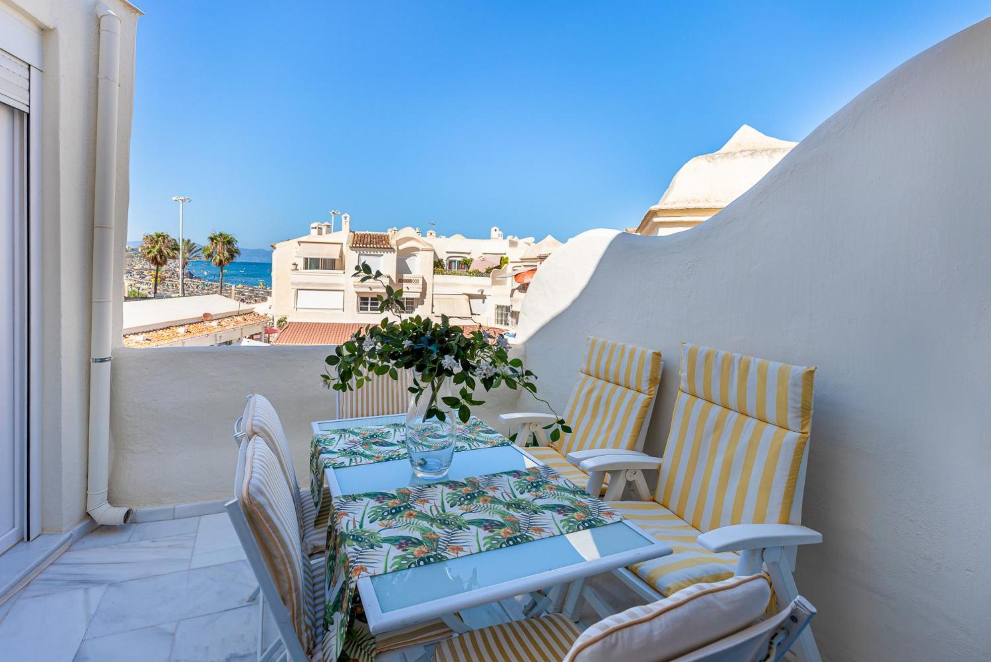 Apartment Puerto Marina Sea View - 1 Minuto De La Playa Vista Al Mar *