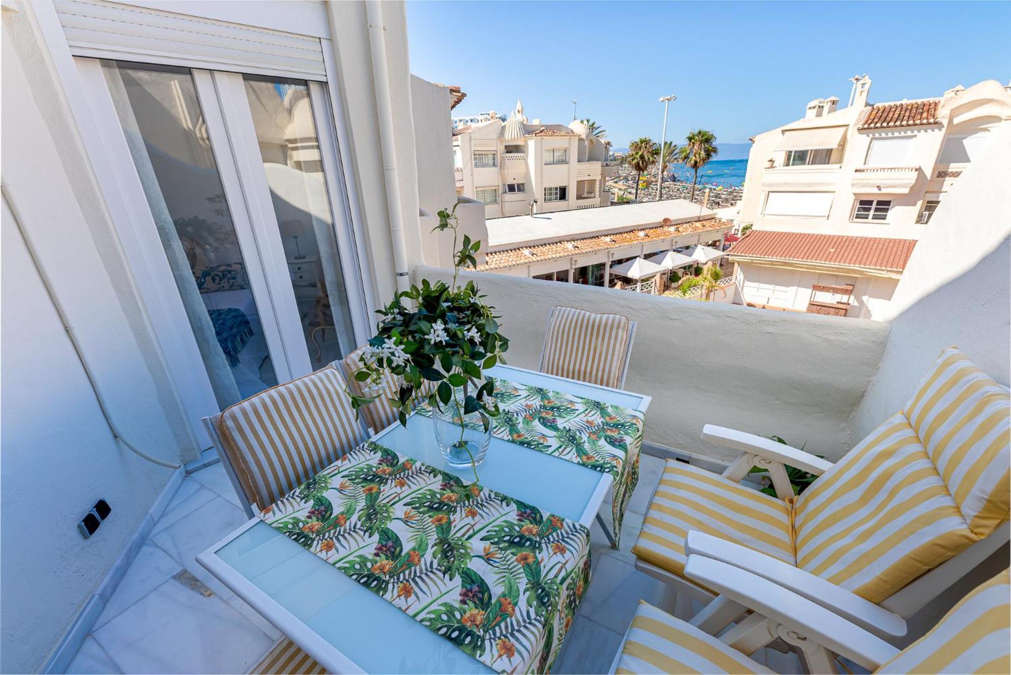 Apartment Puerto Marina Sea View - 1 Minuto De La Playa Vista Al Mar *