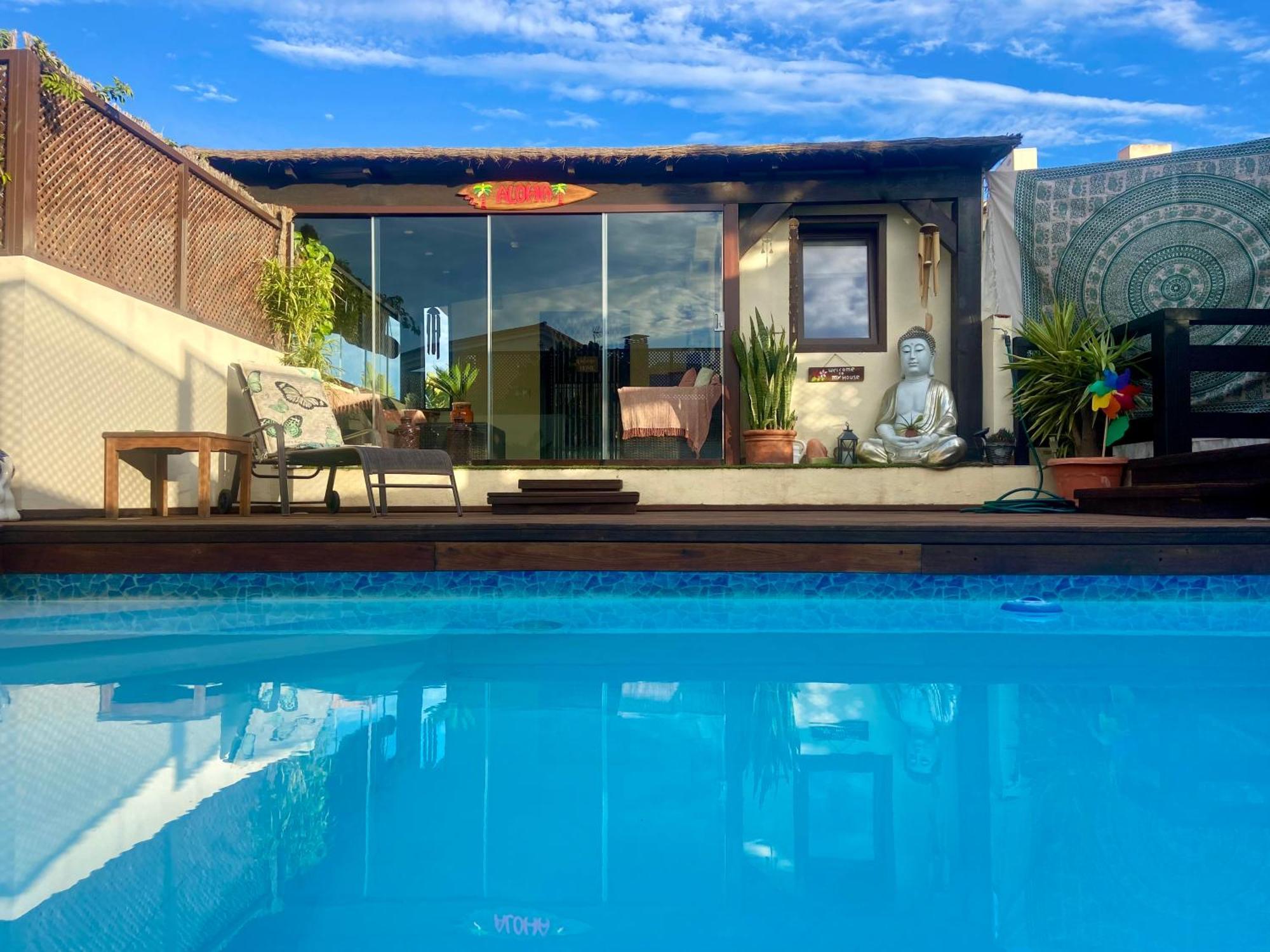 Bungalow Aloha, Piscina Privada, Playa Y Barbacoa Appartement