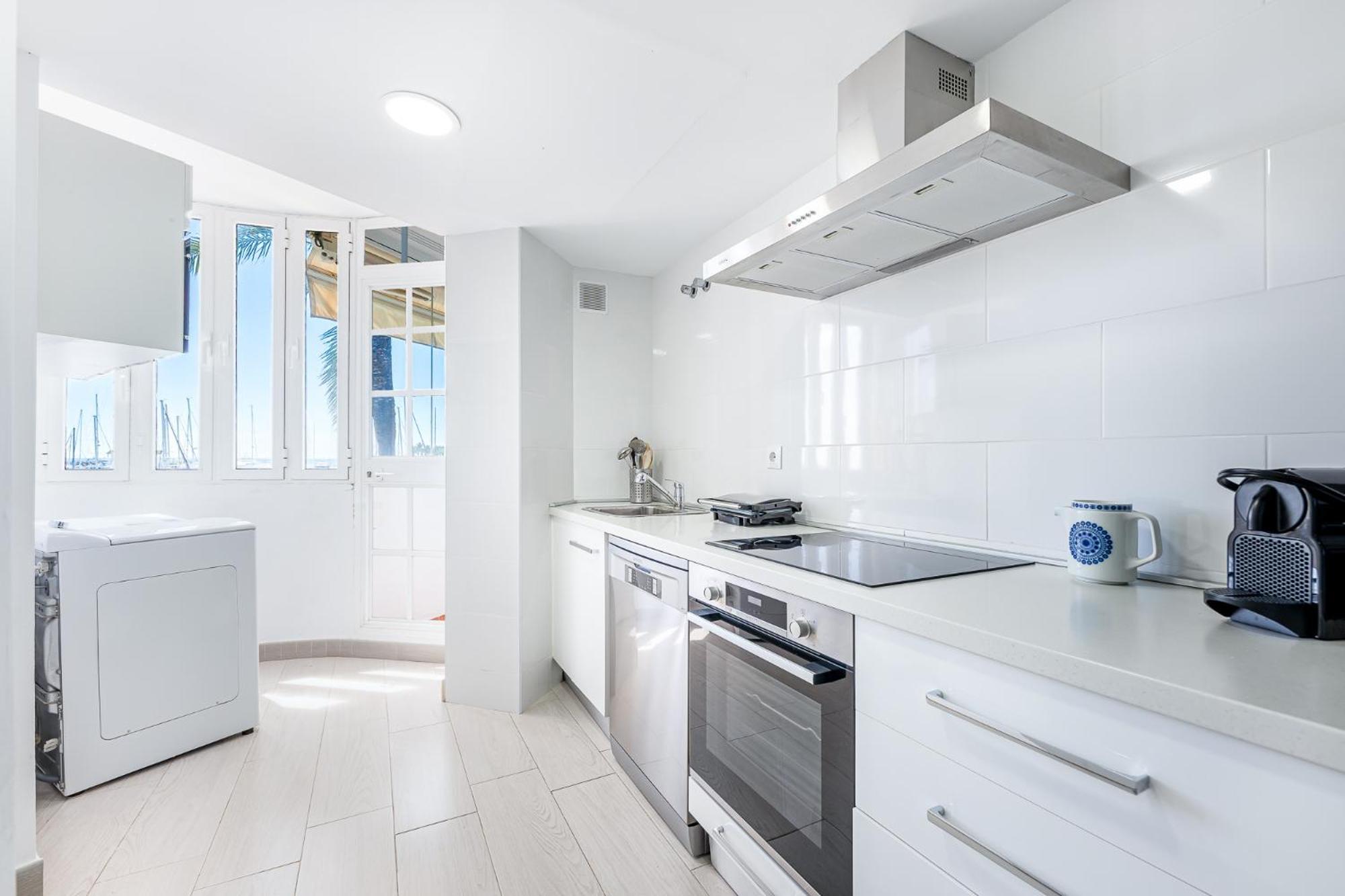 Located In Puerto Marina With Sea Views, First Line Of Beach. *
