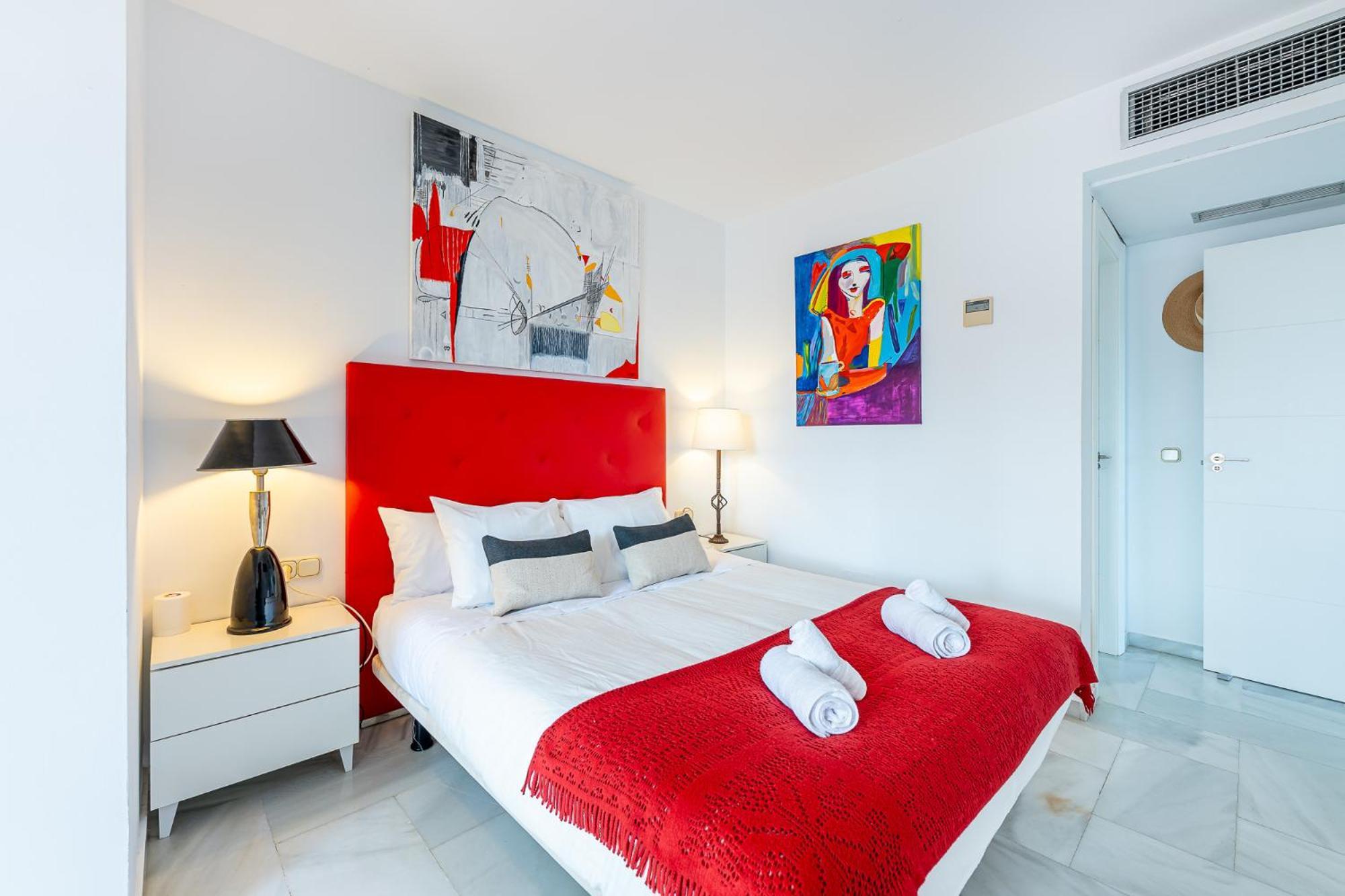 Apartamento Located In Puerto Marina With Sea Views, First Line Of Beach.