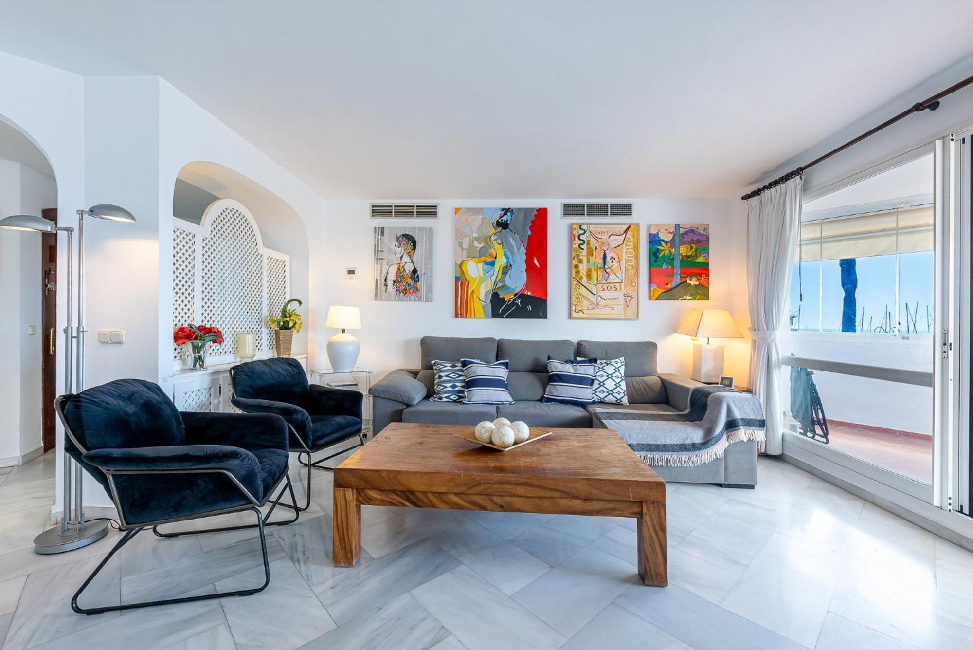 Apartamento Located In Puerto Marina With Sea Views, First Line Of Beach. *