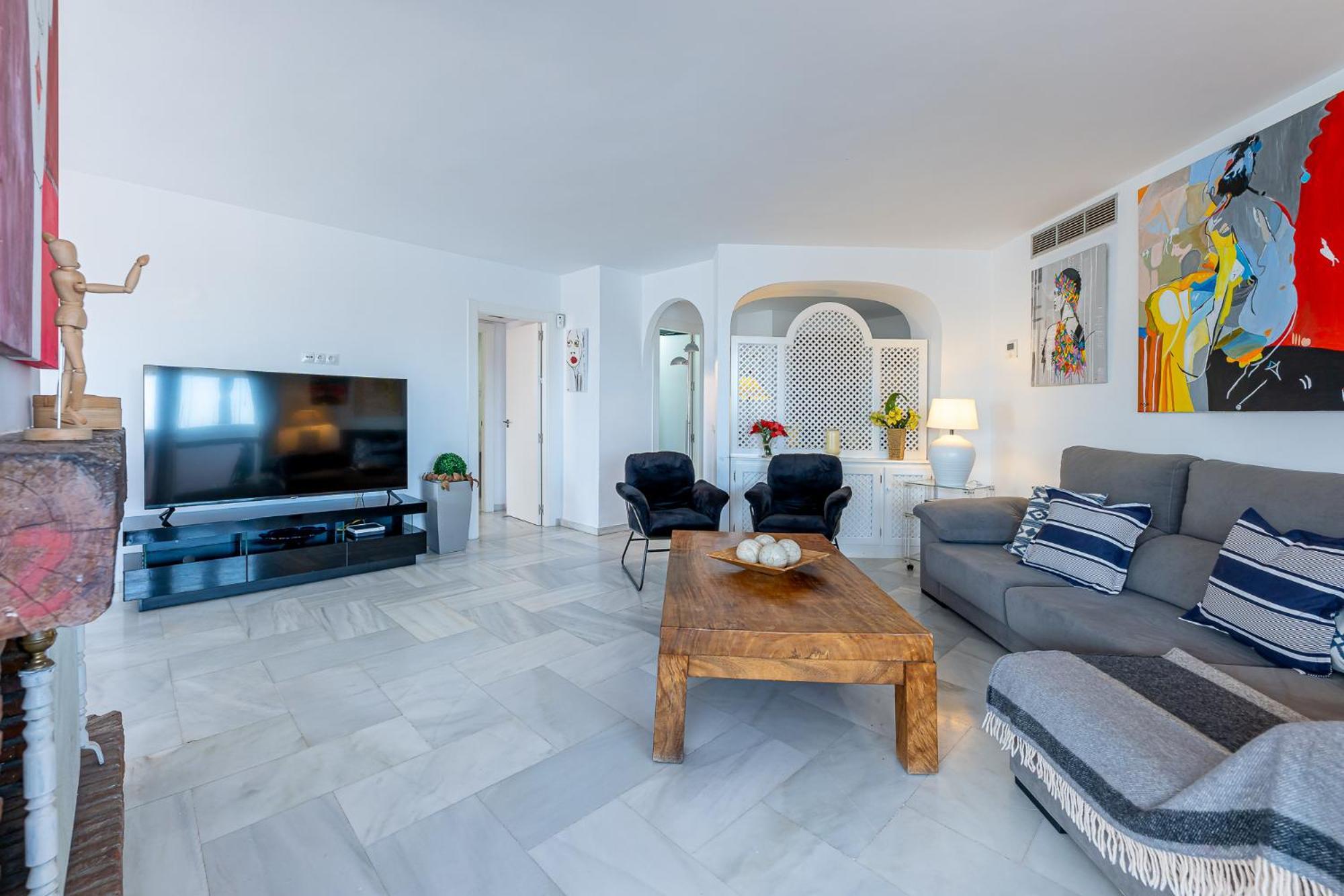 Apartamento Located In Puerto Marina With Sea Views, First Line Of Beach.