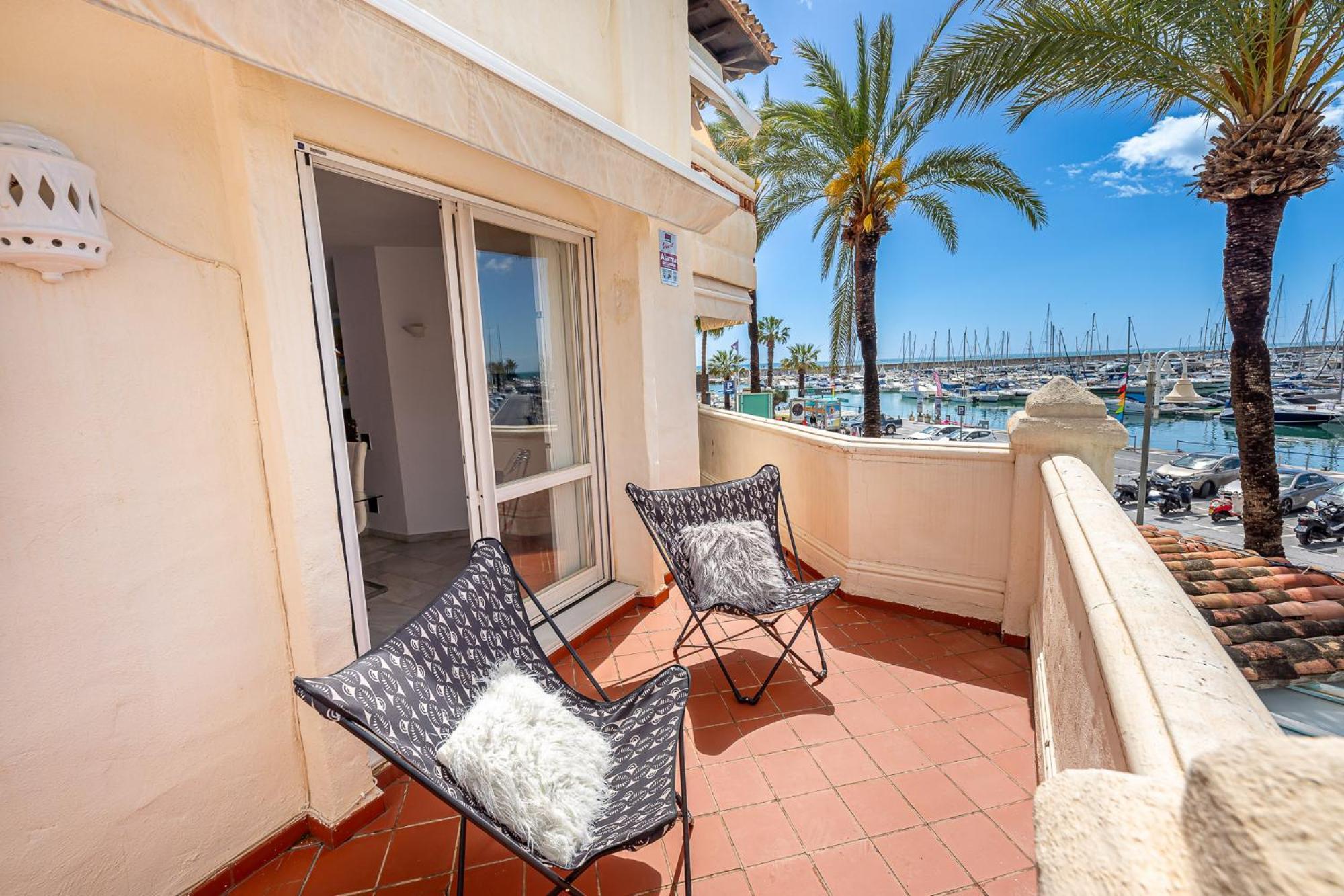 Located In Puerto Marina With Sea Views, First Line Of Beach. *