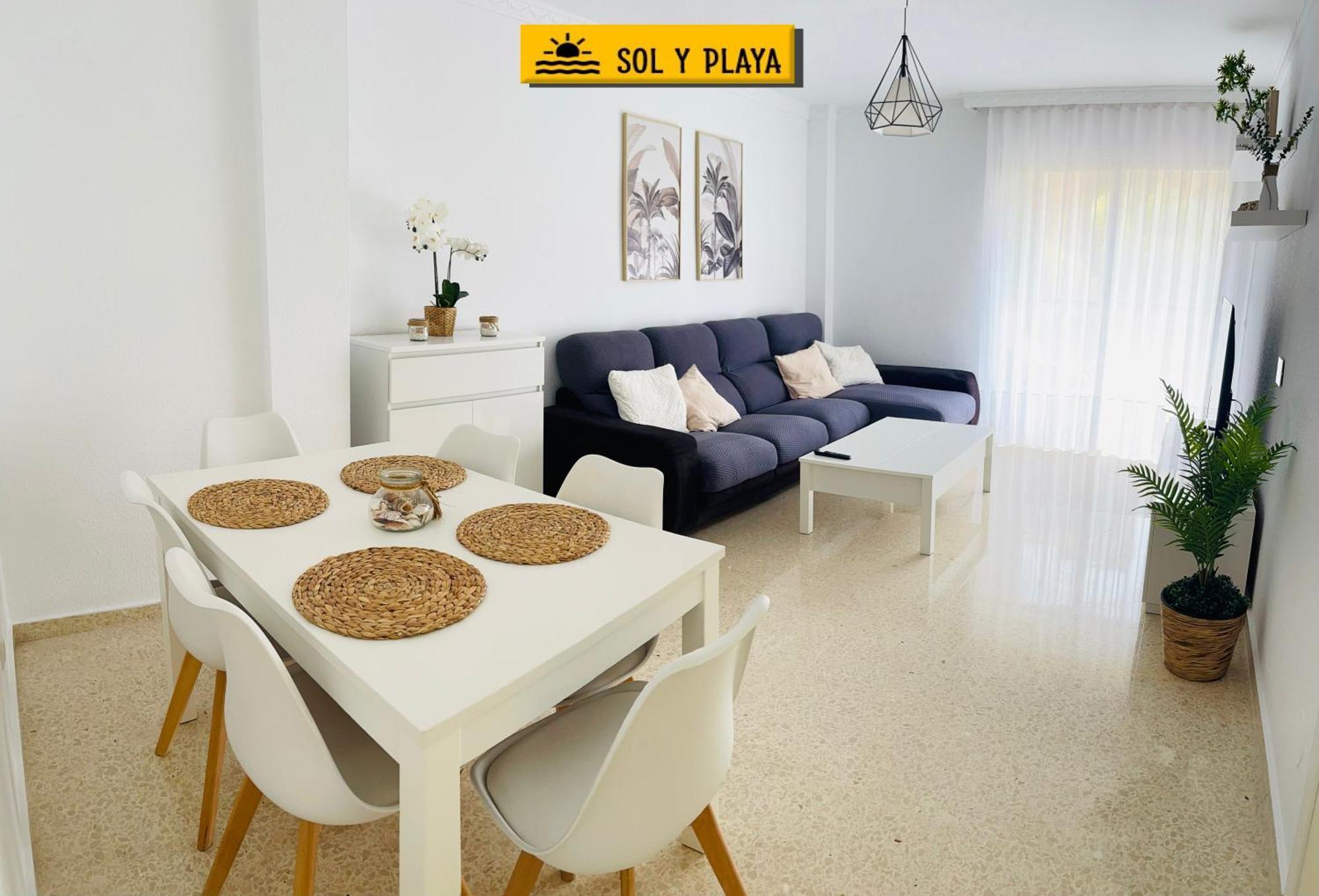 Appartement Sol Y Playa, Acogedor Piso Familiar En Con 3 Benalmádena