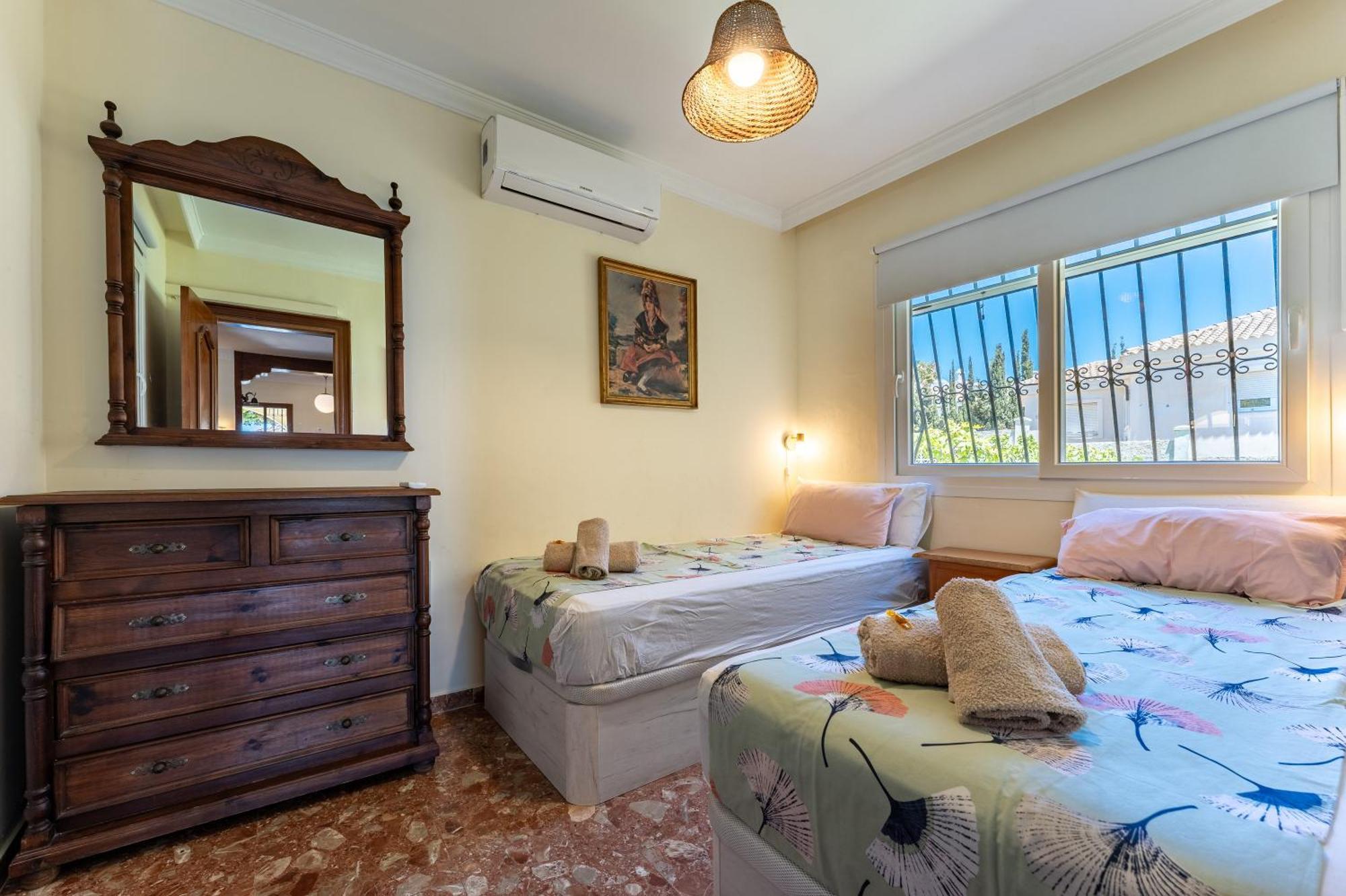 Rustic Spanish Saltwater Pool Villa Benalmadena