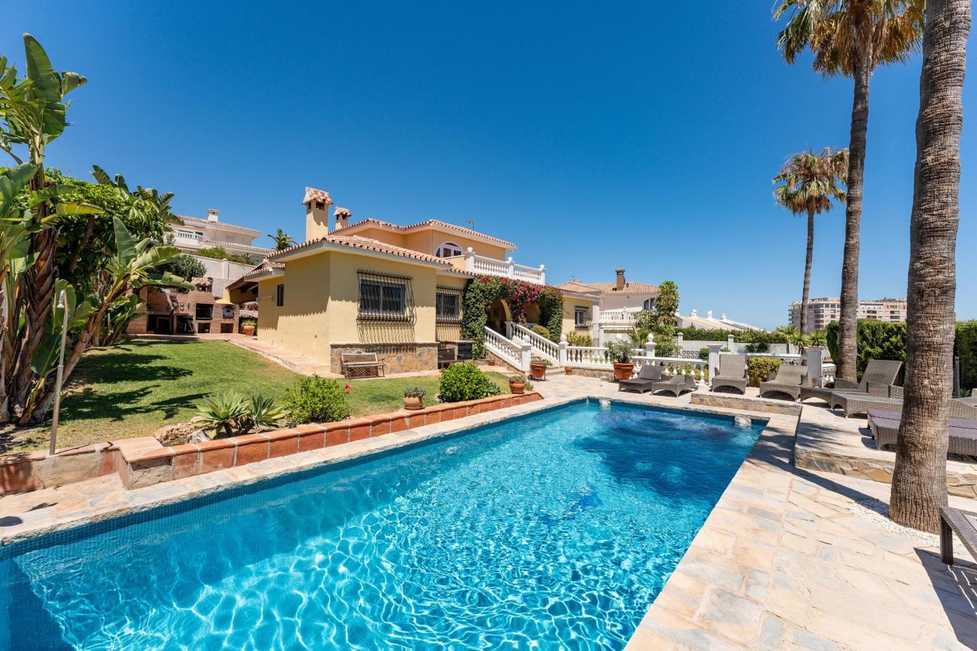 Rustic Spanish Saltwater Pool Villa *