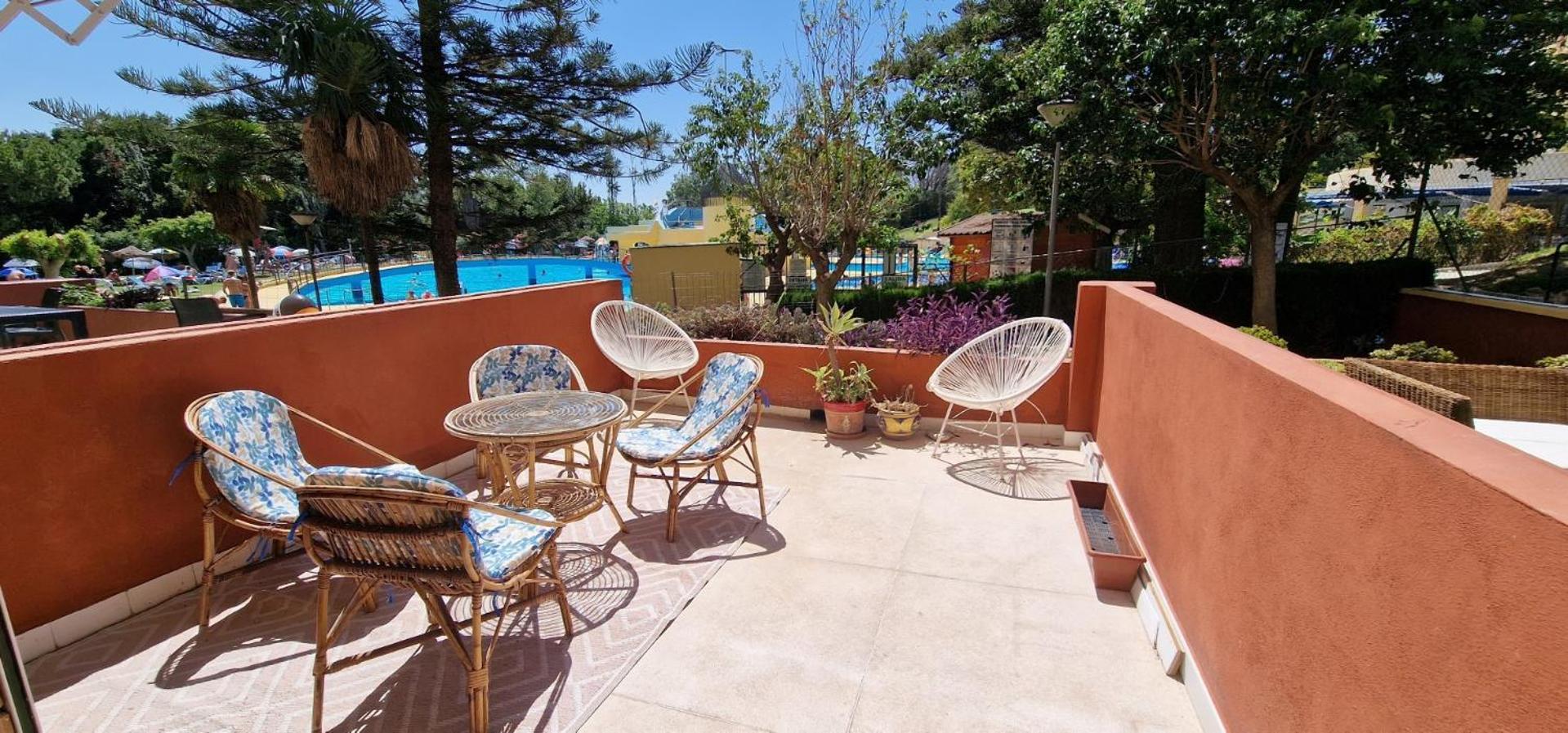 With Large Sunny Terrace