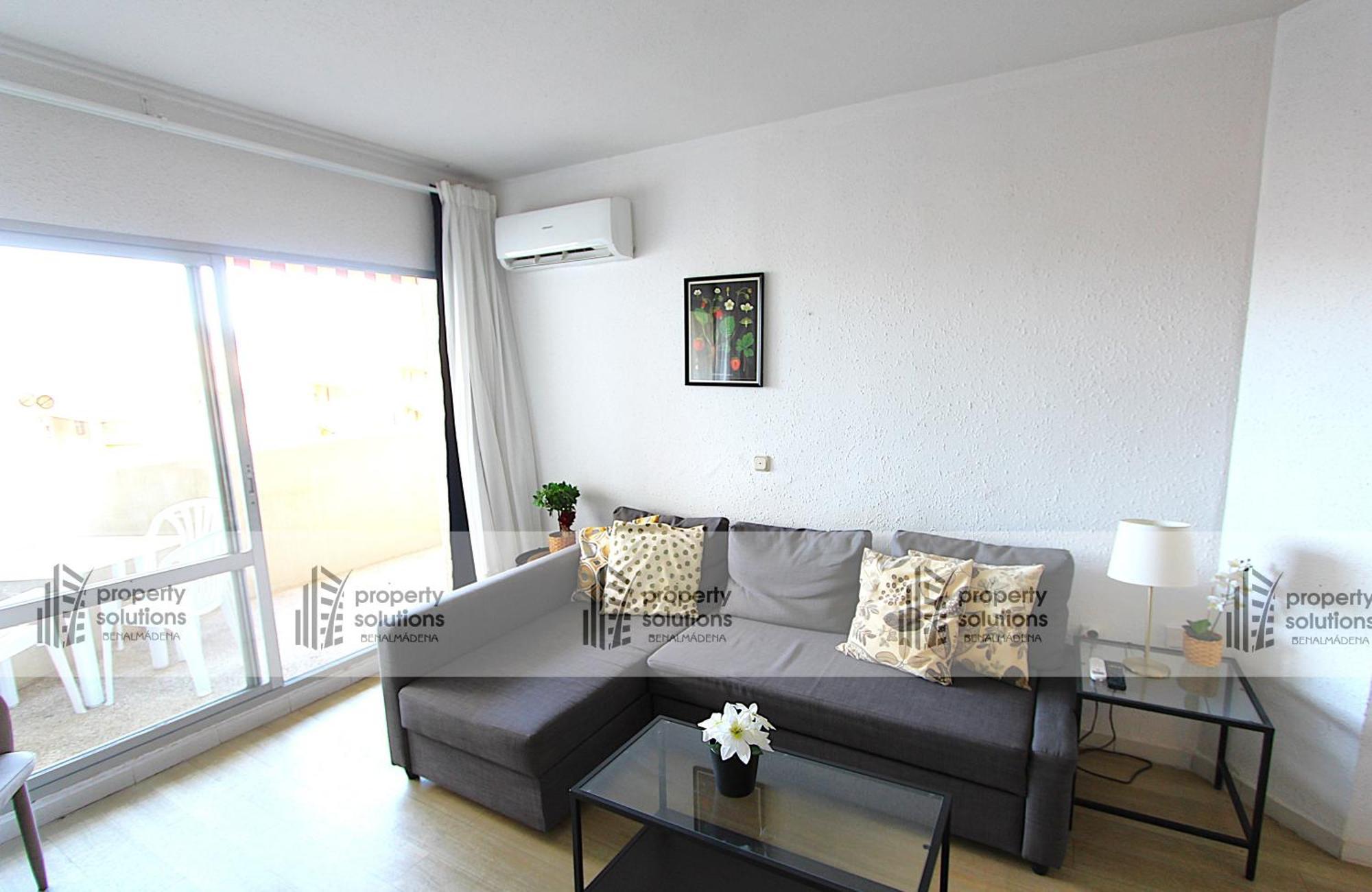 Benalbeach 207- Primera Linea De Playa - Piscina Abierta Todo El Ano Apartment