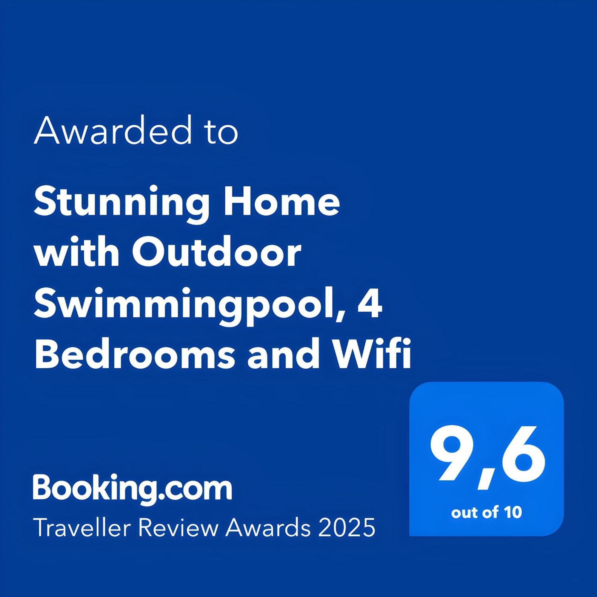 Holiday home Stunning With Outdoor Swimmingpool, 4 Bedrooms And Wifi