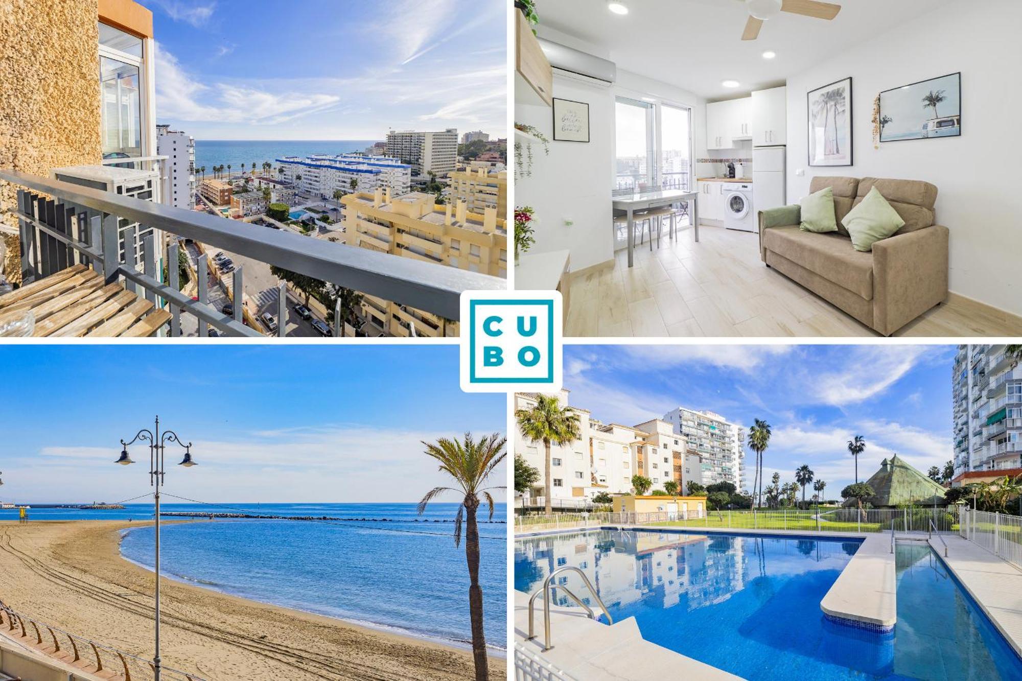 Apartment Cubo's Sea View First Line Maite Study Benalmadena