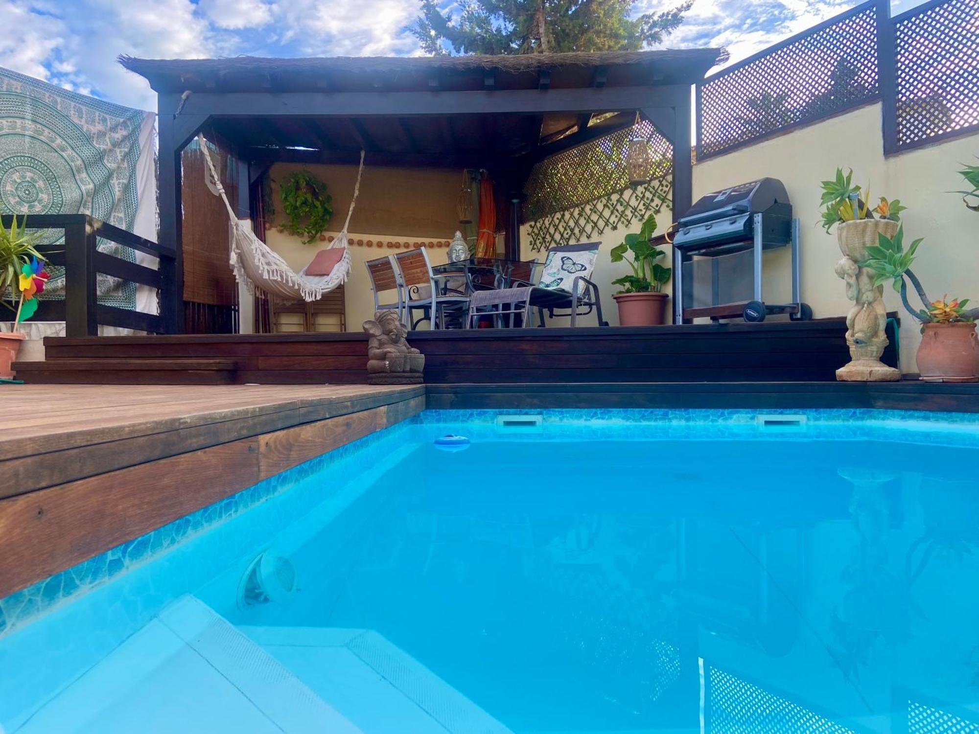Bungalow Aloha, Piscina Privada, Playa Y Barbacoa Appartement Benalmádena