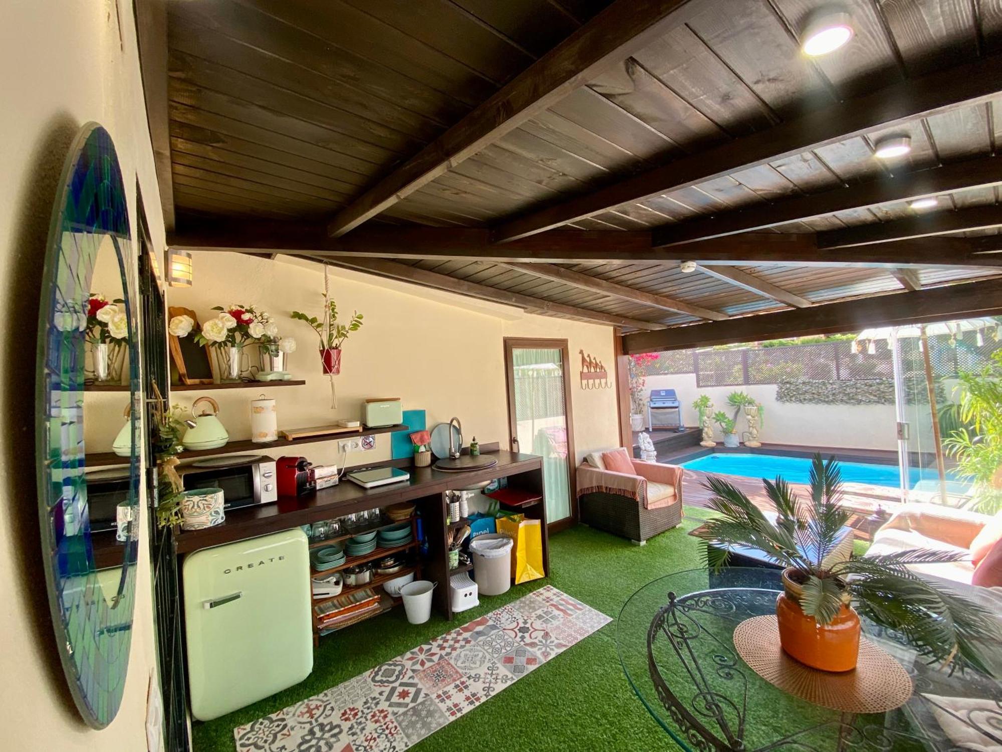 Bungalow Aloha, Piscina Privada, Playa Y Barbacoa Appartement *