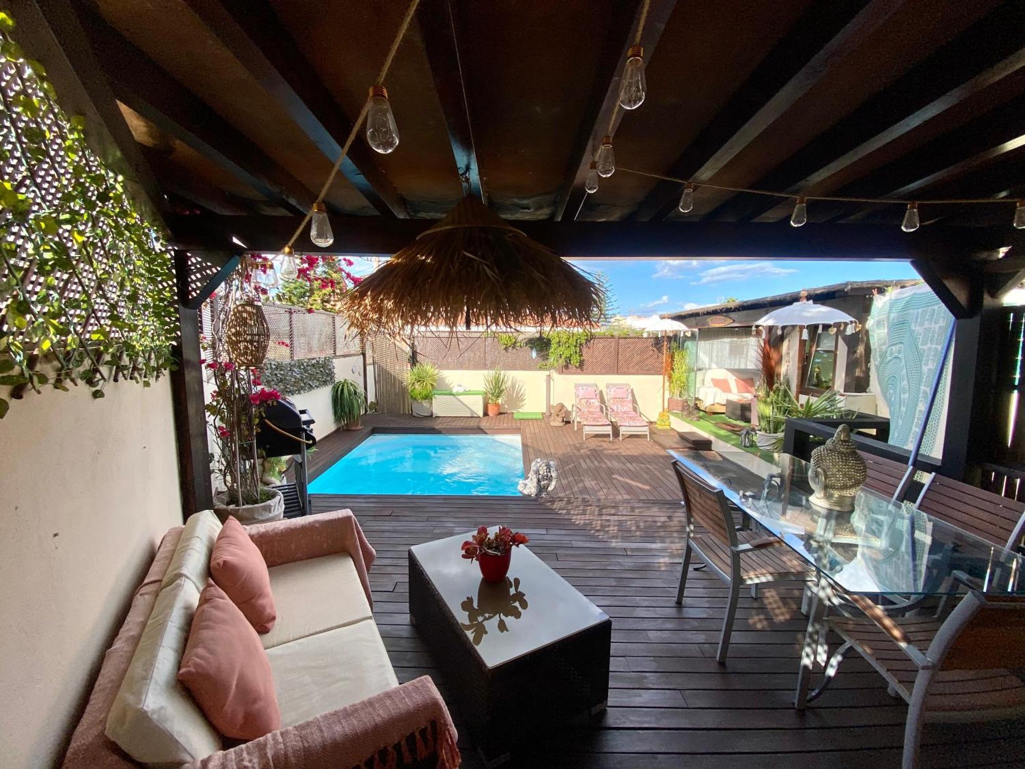 Bungalow Aloha, Piscina Privada, Playa Y Barbacoa Appartement Benalmádena