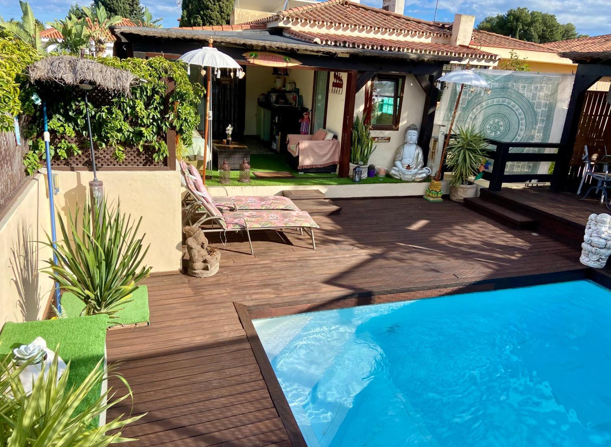 Bungalow Aloha, Piscina Privada, Playa Y Barbacoa Appartement