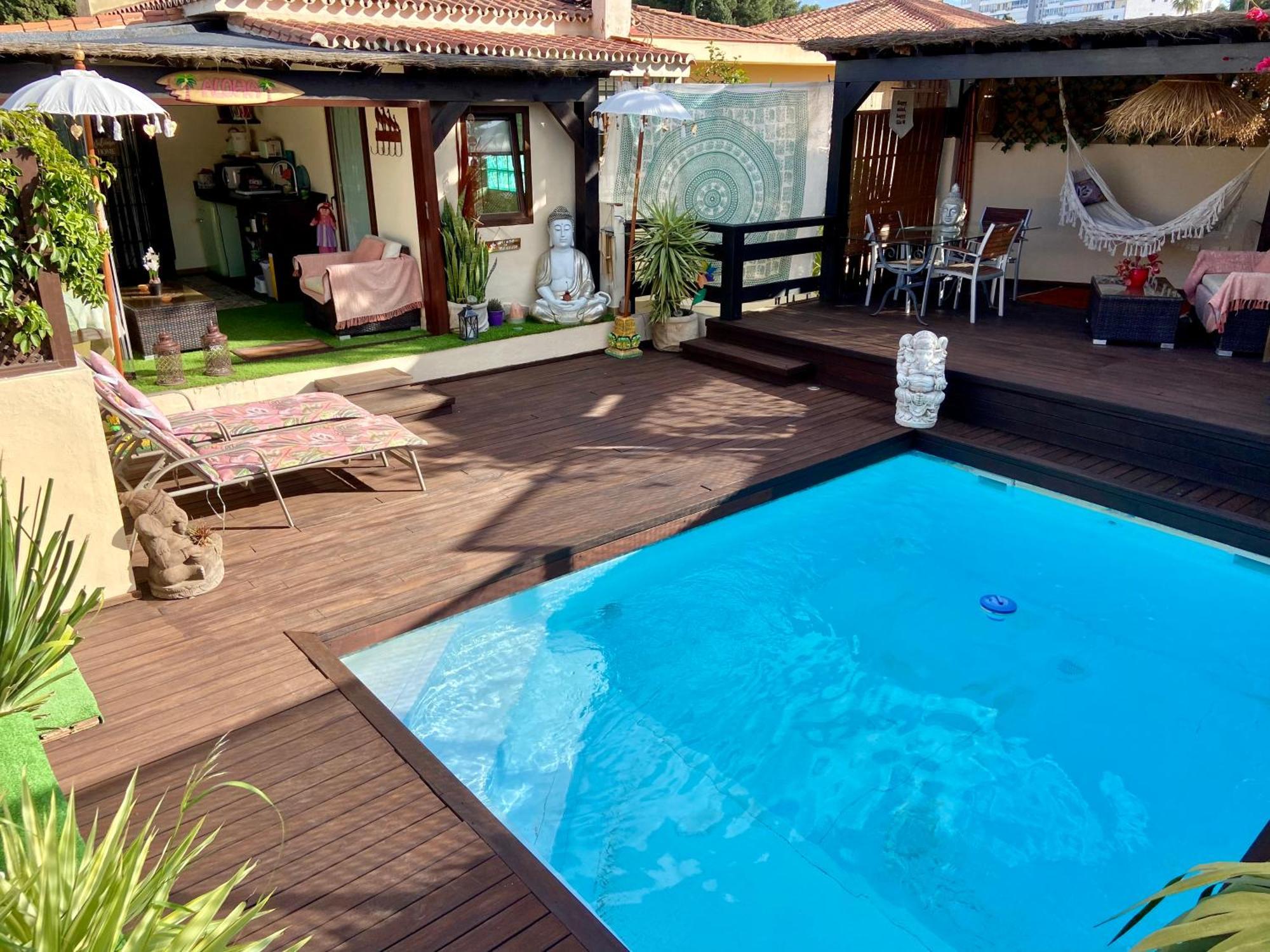 Bungalow Aloha, Piscina Privada, Playa Y Barbacoa Appartement *