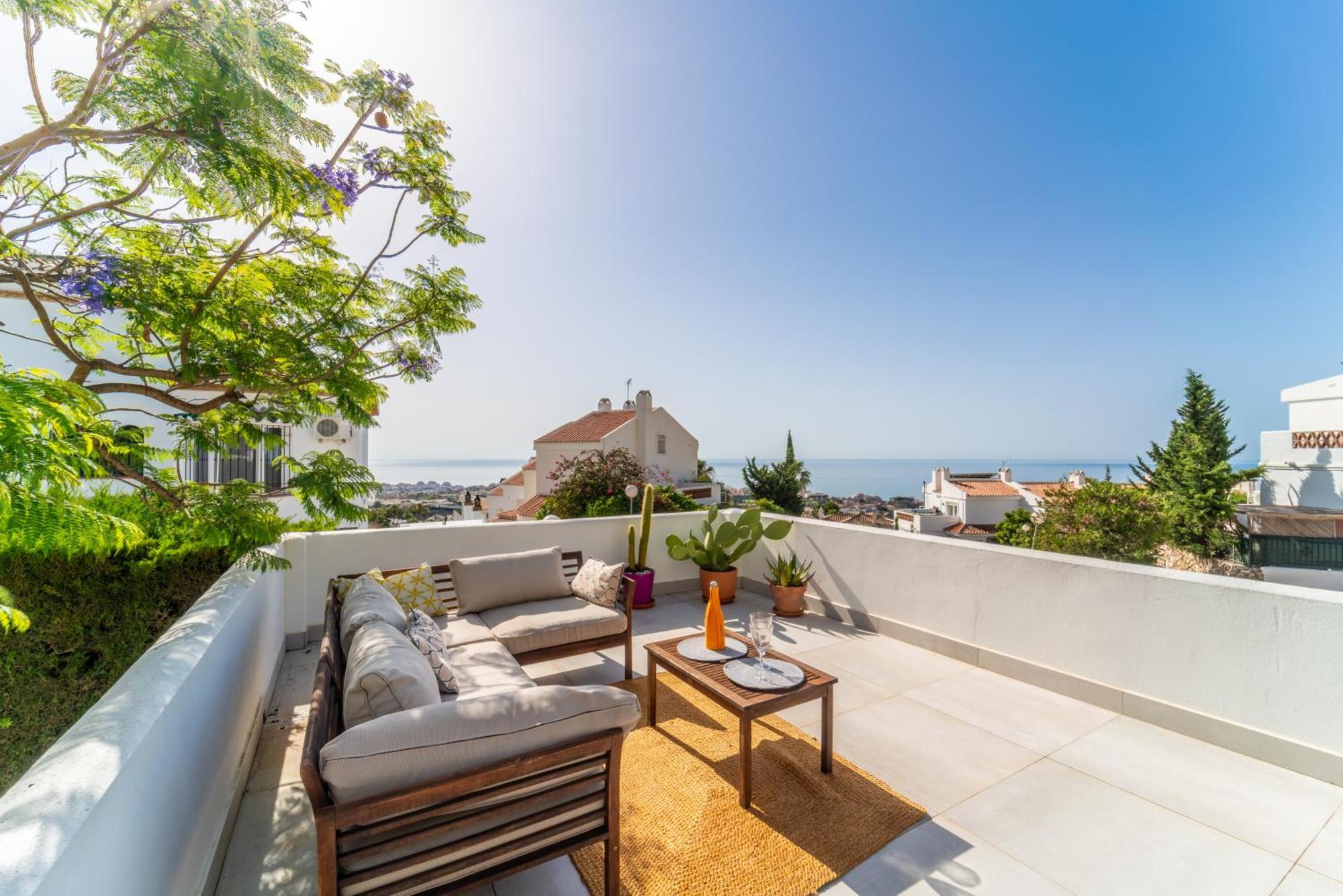A Terrace With Sea View, 2 Bedrooms In