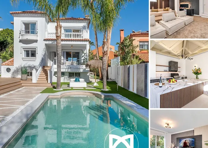 Vacation Marbella I Sunny Camelia Villa Heated Pool, Recently Renovated, Best Residential Neighborhood In Benalmadena, Short Walk To The Beach, Cinema Room