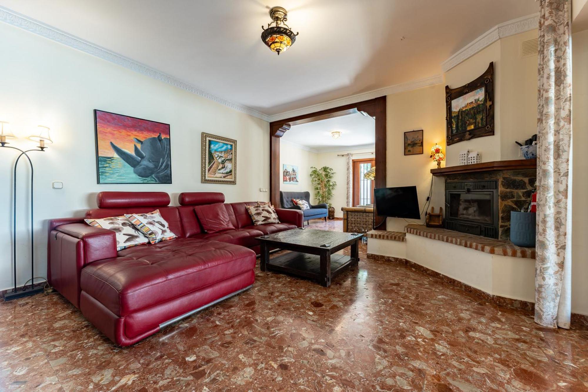 Rustic Spanish Saltwater Pool Villa Benalmadena