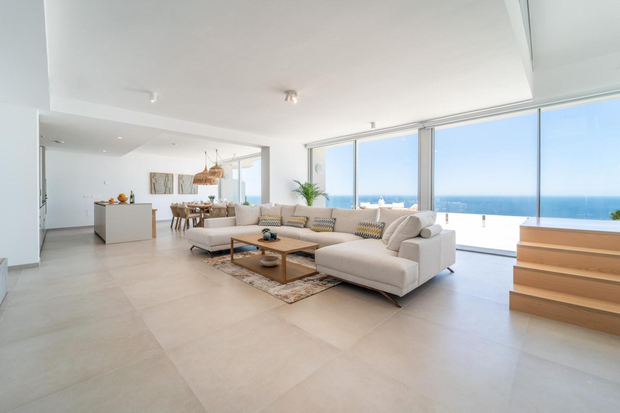 Apartamento Panoramic Sea View 4 Bedroom Stupa Duplex With Jacuzzi Benalmádena