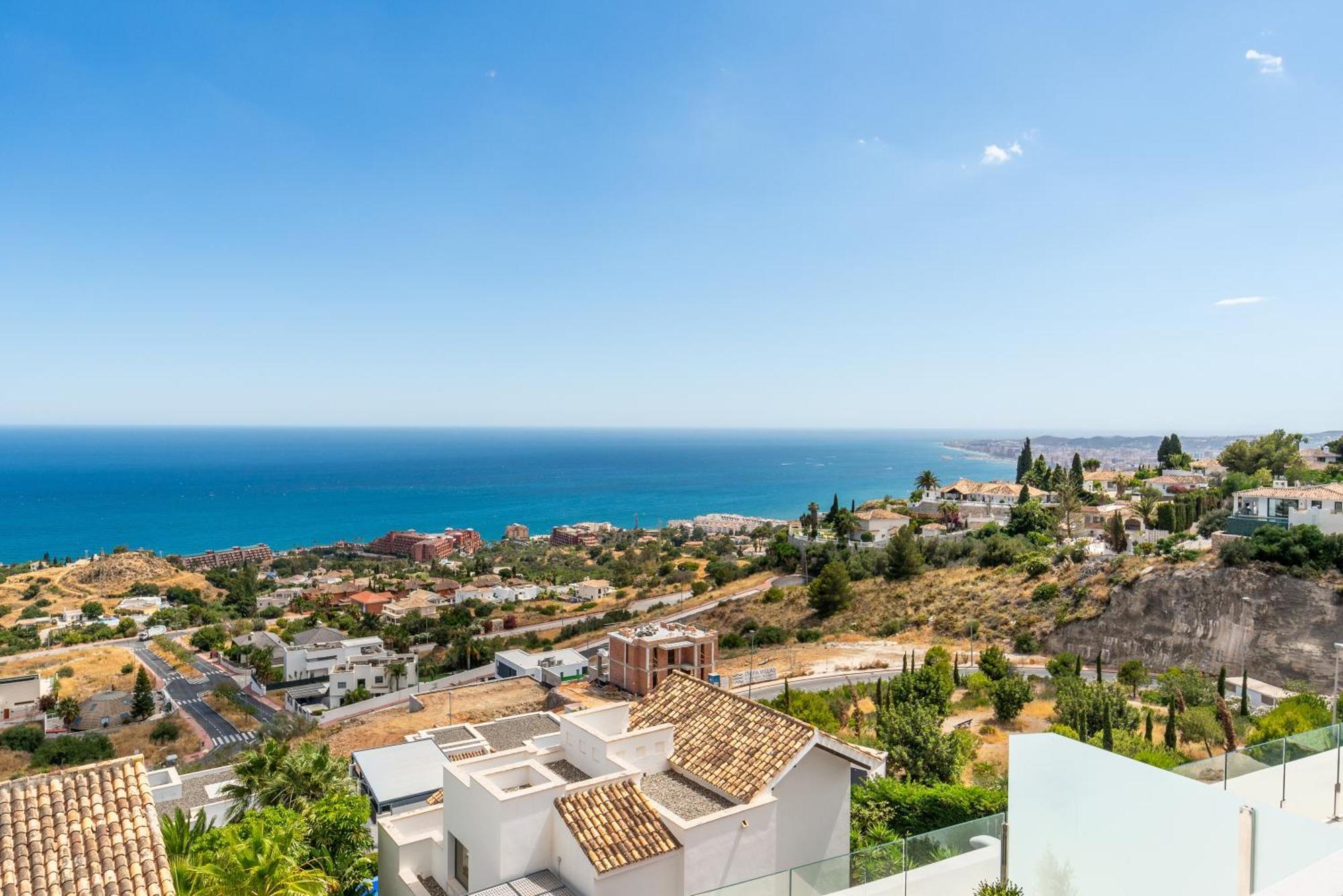 Apartamento Panoramic Sea View 4 Bedroom Stupa Duplex With Jacuzzi Benalmádena