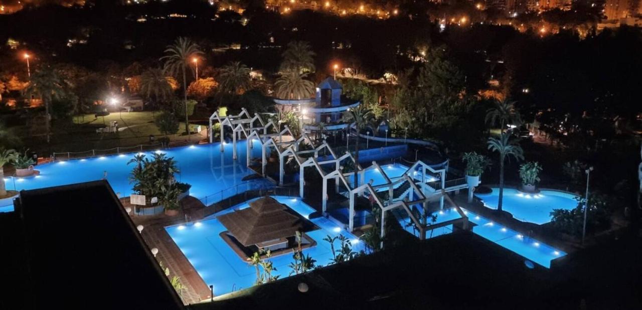 Benal Ii, Estudio Con Parque Acuatico Y Vistas Al Mar. *