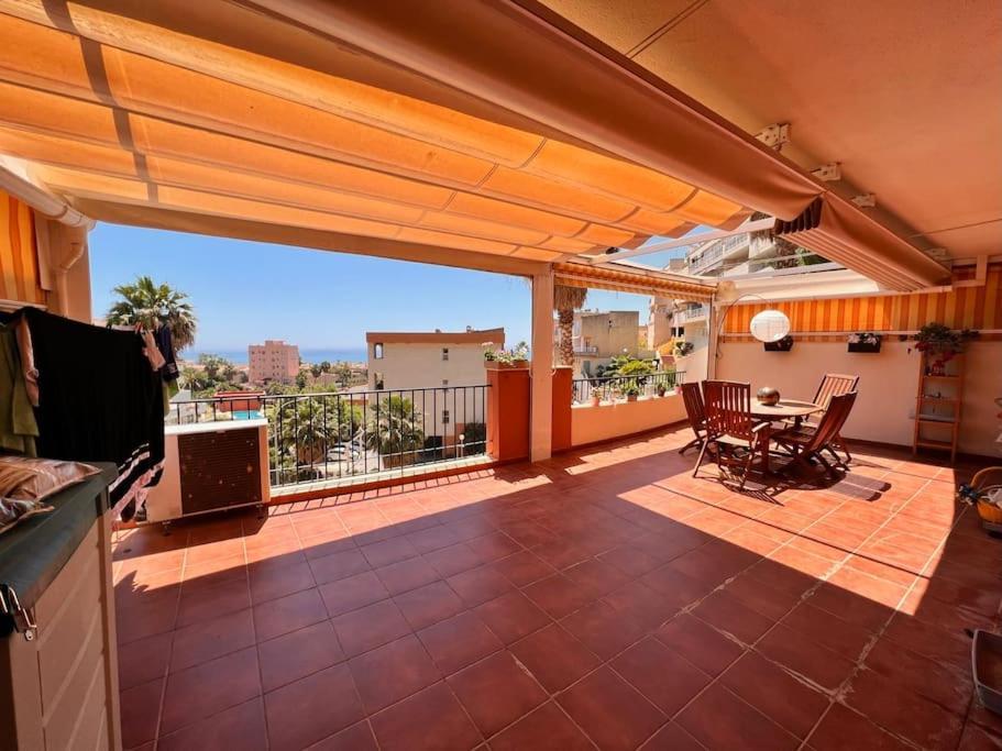 Costa Malaga Muy Acogedor Con Vistas Al Mar Terraza Gigante Verano E Invierno Parking Apartment Benalmadena